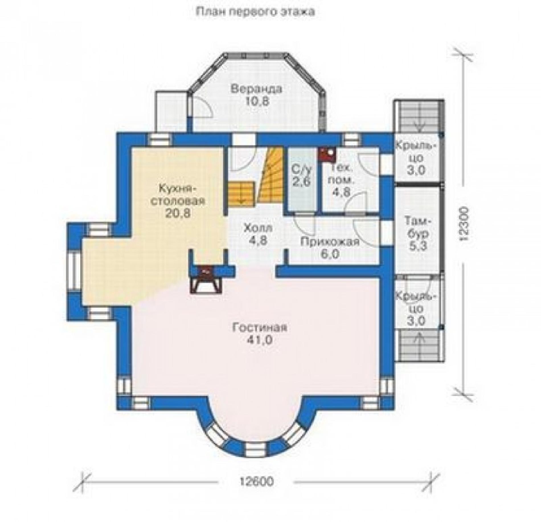 Планировка проекта дома №50-94 50-94_p (1).jpg